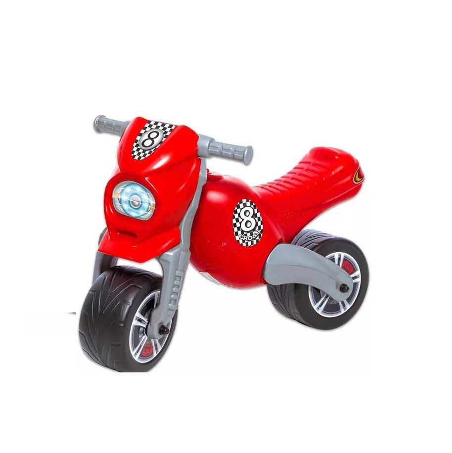 Gyerek kétkerekű cross motor 8-as méret, piros 39×80x54 cm