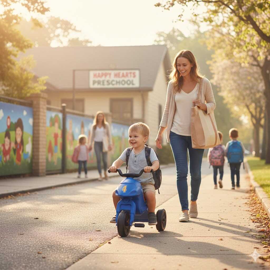 Gyerek motor 4-es méret kék, 57×28×44 cm