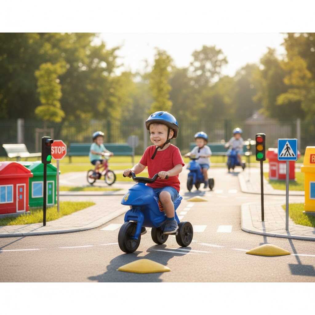 Gyerek motor 4-es méret kék, 57×28×44 cm