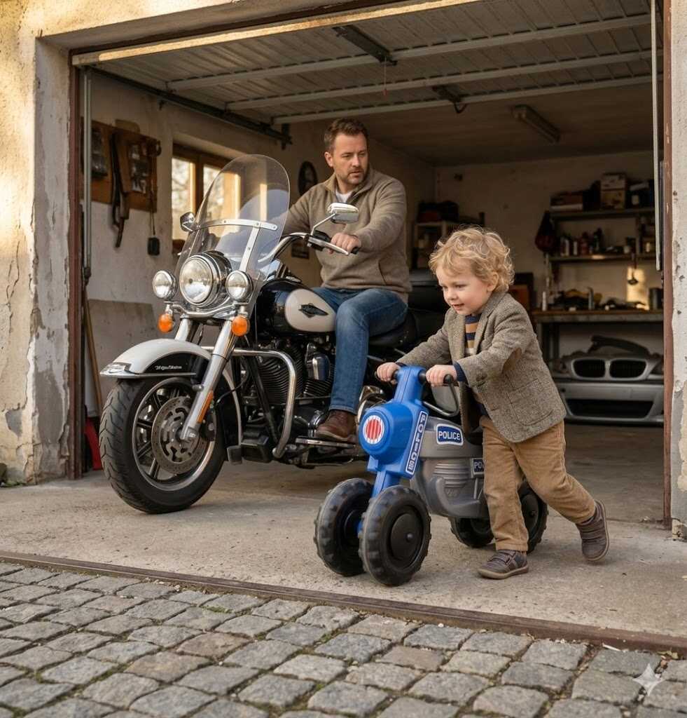 Kékfényes Bűnöző Kergető Cross Motor 58 cmx27 cm x40 cm