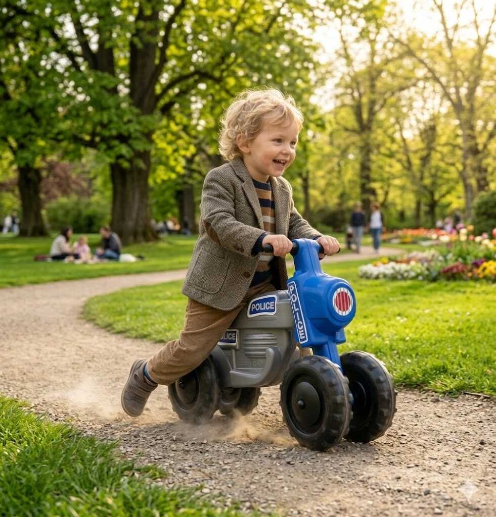 Kékfényes Bűnöző Kergető Cross Motor 58 cmx27 cm x40 cm