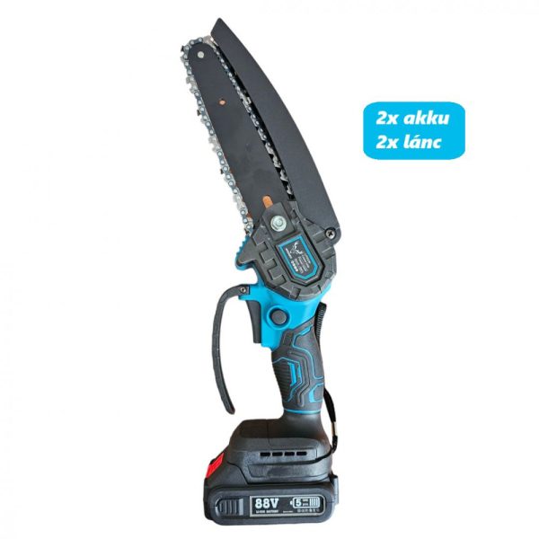 OEM Mini láncfűrész 6"col 2db akkumulátorral,2 lánccal és további kiegészítőkkel kofferben 48 V