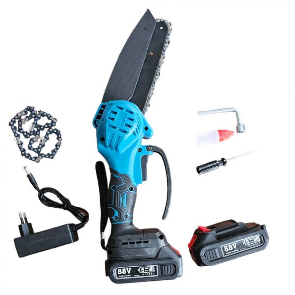 OEM Mini láncfűrész 6"col 2db akkumulátorral,2 lánccal és további kiegészítőkkel kofferben 48 V - Image 3