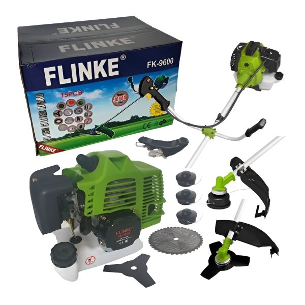 Flinke FK-9600 Benzines Fűkasza 5,8 LE 65ccm 15 részes, japán motoros professszionális bozótvágó