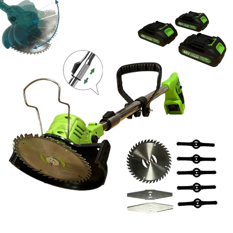 15 Részes Akkumulátoros Fűkasza és Szegélynyíró Szett – 3 Akkumulátorral