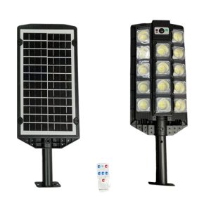 W7101A-5 Napelemes fali lámpa mozgásérzékelővel és távirányítóval + konzol