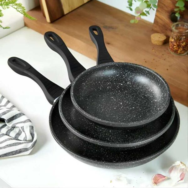 Bachmayer BM-77032 3 részes gránit serepnyő , 20 cm , 24 cm, 28 cm - Image 2