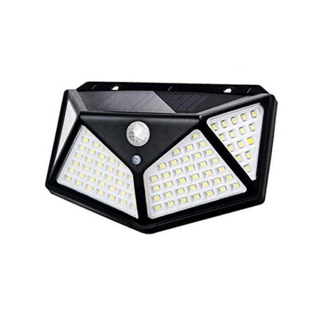 Worth Air Napelemes LED lámpa mozgásérzékelővel, 4 égő sorra, 114 LED, 700LM