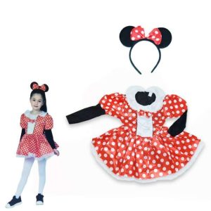 Minnie egérlány farsangi jelmez gyerekeknek