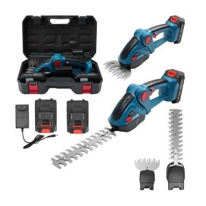 Tho Lux M-9093 2 az 1-ben Akkumulátoros sövényvágó 2db 36V akkuval kofferban