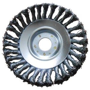 Univerzális Drótos Fűkasza Korongfej – Térkő és Beton Tisztításhoz, Gazkiszedő, 200mm