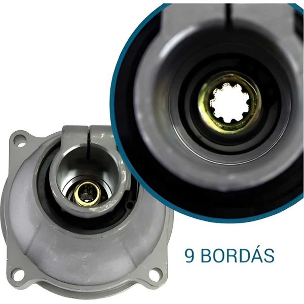 Univerzális Kuplungharang Fűkaszához – Ø26 mm rúdhoz, 9 bordás - Image 2