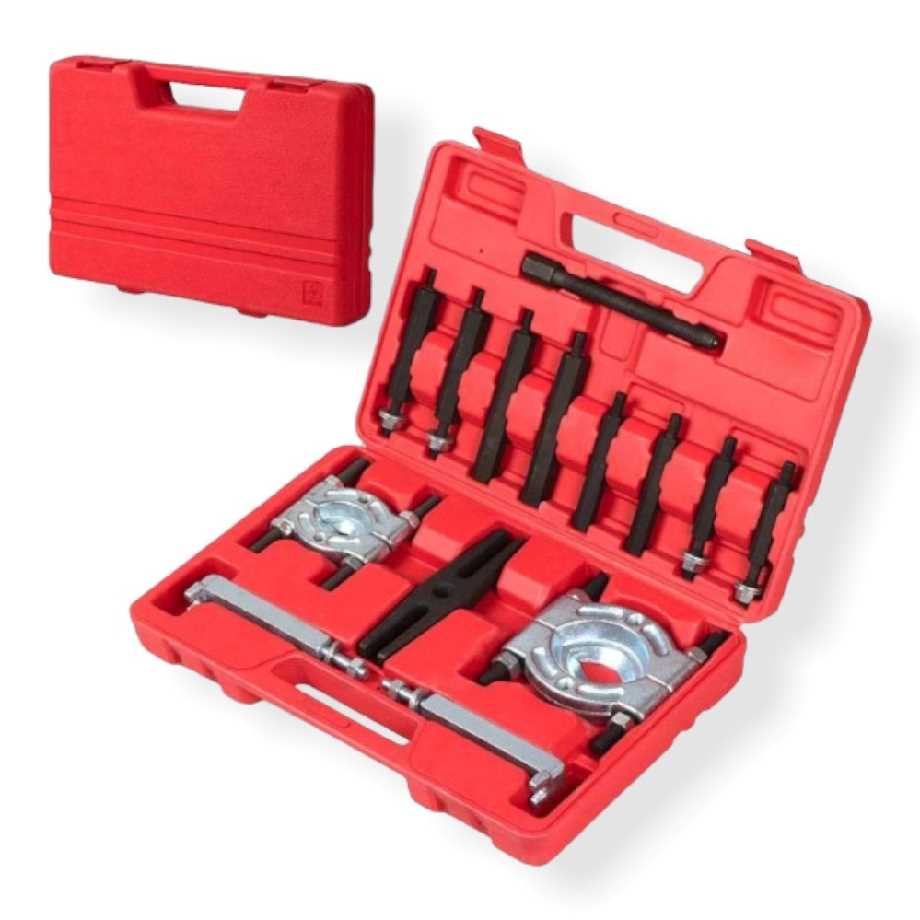 Haina MG50133 – 14 db-os tányéros csapágylehúzó készlet 2" és 3" méretekkel, ipari acél