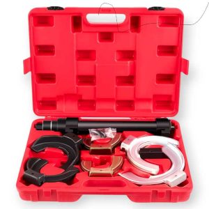 Haina HA-9003 Tányéros Rugóösszehúzó Készlet 65-212mm, 8 részes, piros kofferrel