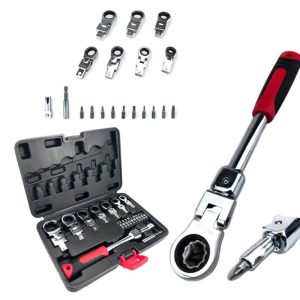 Haina HA-0009 Flex Head 12 az 1-ben Racsnis Készlet 6-19mm – Univerzális és Hosszú Élettartamú