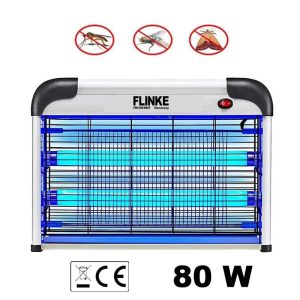 Ipari rovarírtó, UV Fénycsöves Elektromos Rovarcsapda, 80W, Konnektoros 220V