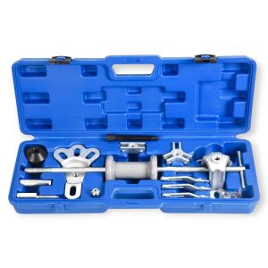 Haina MG50139A Csúszókalapácsos Csapágylehúzó és Kiütő Szett, 18 részes, Acél