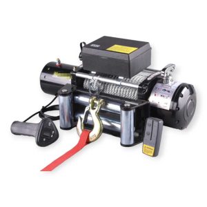 Haina WCX-2418Pro 12V Elektromos Csörlő – 5500 kg Teherbírás, Vezetékes és Vezeték Nélküli Irányítás