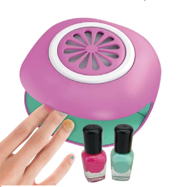 Manikür,pedikür készlet lányoknak , játék szárítóval és rengeteg kiegészítővel - Image 4