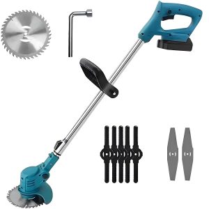 HA-1024 Japán 16 részes Fűkasza, Szegélynyíró 2db akkumulátorral Fordulatszám: 18 000 RPM