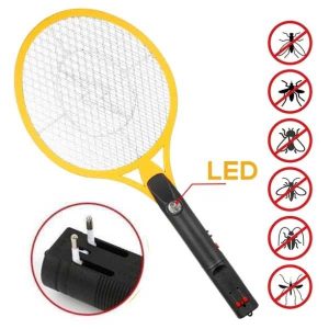 Újratölthető Elektromos Légycsapó, szúnyogírtó ütő, Beépített Akkumulátorral és LED Fénnyel