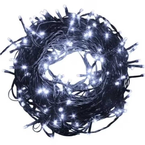 Karácsonyfa égősor 8 programmal, 100 LED-es 8.5m, Választható színben - Image 2