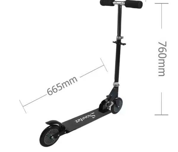 Gyerek roller 2 féle színben , rózsaszín és fekete , max terhelhetőség 50kg - Image 6