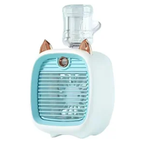 Mini léghűtő/párásító/Ventilátor , 3 féle sebesség , usb töltés ,1200 mah