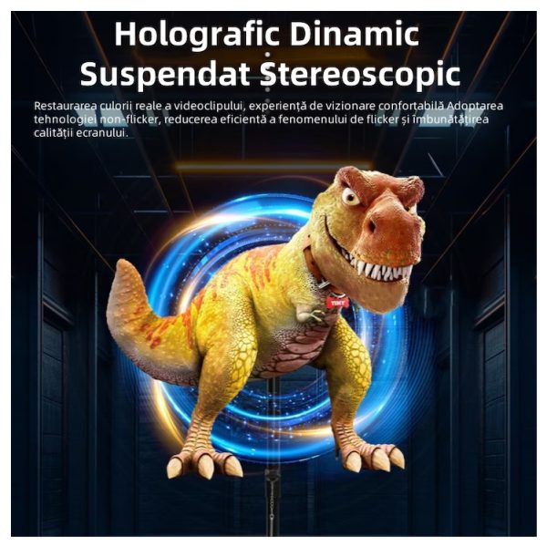 Holografikus HD ledes ventilátor 3D hologramm kivetítő telefonos applikációval és távirányítóval - Image 6