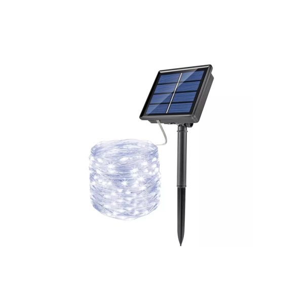 10 méteres 100 LED-es napelemes fényfüzér 50W - Image 6