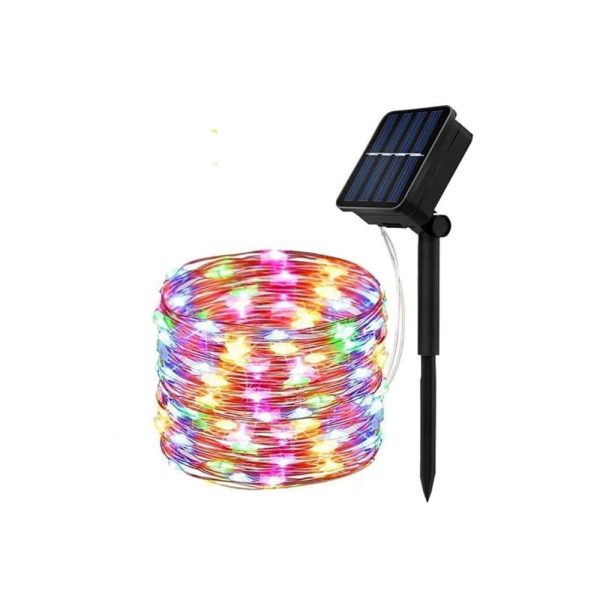 10 méteres 100 LED-es napelemes fényfüzér 50W - Image 8