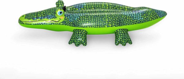 Bestway felfújható krokodil matrac kapaszkodóval , 152 × 71 cm - Image 9