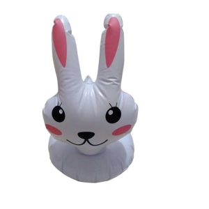 Felfújható nyuszis pohár / ital tartó , 29x24x20cm