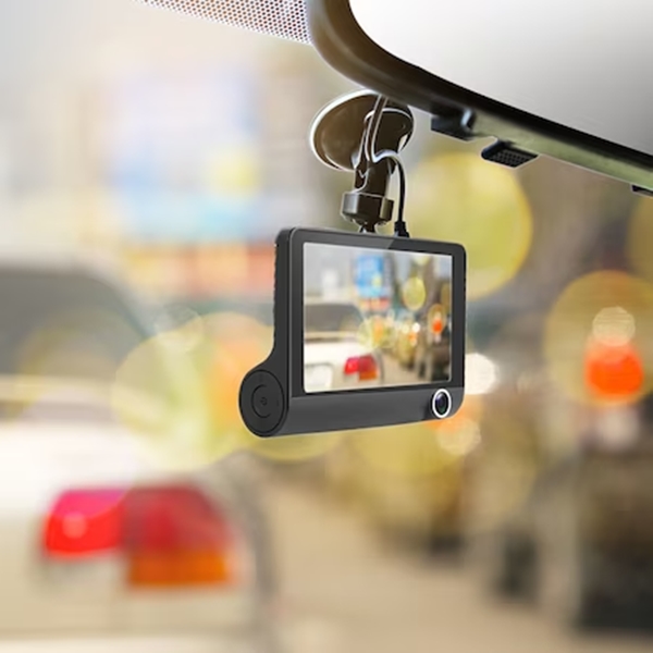 3 Kamerás menetrögzítő(Első, hátsó és belső) 4 colos Full HD monitorral - Image 5