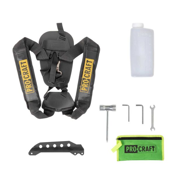 Procraft T4350 Prémium Benzines Fűkasza könnyű indításos rendszerrel, 52 cm³ - Image 12