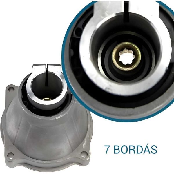 Univerzális Kuplungharang Fűkaszához – Ø26 mm rúdhoz, 7 bordás - Image 2