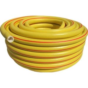 Locsolótömlő,locsolócső,slag 3/4col 3rétegű , UV álló, 25 méteres ,sárga