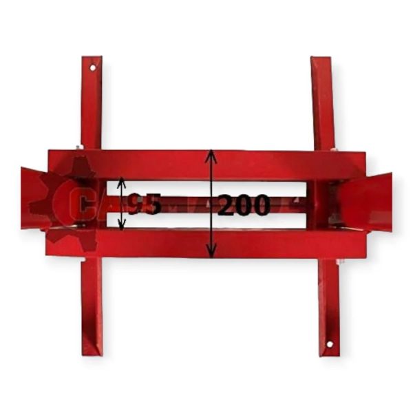 Kraftech HB-6360 Állványos hidraulikus prés 20T, műhelyprés - Image 9