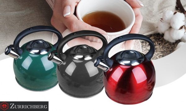 Zurichberg 3 literes rozsdamentes sípolós indukciós teafőző - Image 3