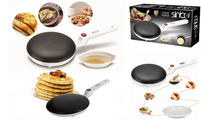 Egyperces Elektromos palacsintasütő 20cm - Image 3