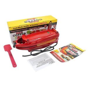 Red copper mini 5 perces elektromos serpenyő a gyors főzéshez