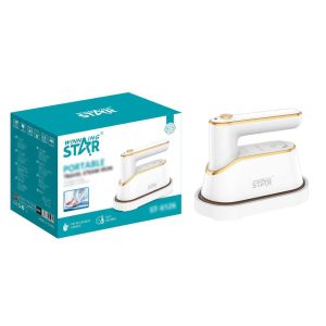 WINNING STAR ST-6126 Hordozható Gőzölős Vasaló, 1200W, 180°-ban Forgatható Nyéllel