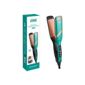 WINNING STAR ST-5705 Elektromos Hajvasaló és Göndörítő, 75W, Kerámia Bevonat, LED Kijelzővel