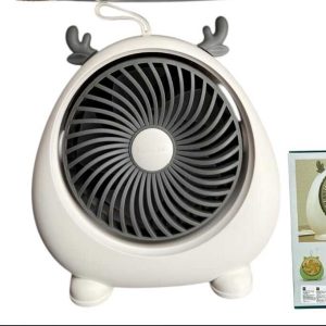 Asztali mini ventilátor ,KOS-19011, 2 féle sebeséggel , stílusos dizájn ,usb töltés