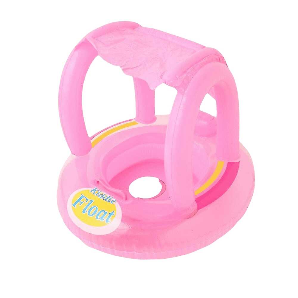 Napárnyékolós beleülős úszógumi kislányoknak rószaszín 68x56x58 cm