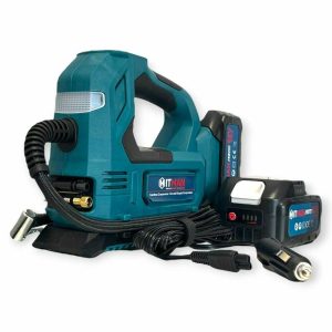 Hitman ACP-6831 Akkumulátoros Kompresszor, 62V, ideális autó- és kerékpárgumikhoz