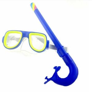 Búvár szemüveg pipával gyermekeknek