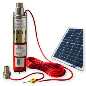 Hitman SWP12V 12V Napelemes Mélykúti Csőszivattyú – Ideális önellátó öntözéshez