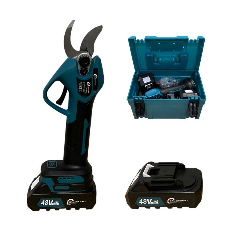 Dauerkraft DK-4001 Acél pengés metszőolló 2db akkuval, 32mm vágási átmérő,1080g