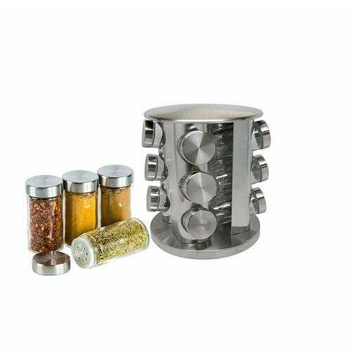 Rozsdamentes acél , 12 Részes fűszer tartó állvány - Image 7